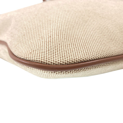 MIUMIU logo Tote Bag Canvas Ladies [Used]