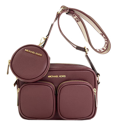 Michael Kors Jet Set Item Crossbody with Attachment Medium Shoulder Bag Leather Ladies [Used]