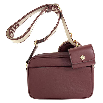 Michael Kors Jet Set Item Crossbody with Attachment Medium Shoulder Bag Leather Ladies [Used]