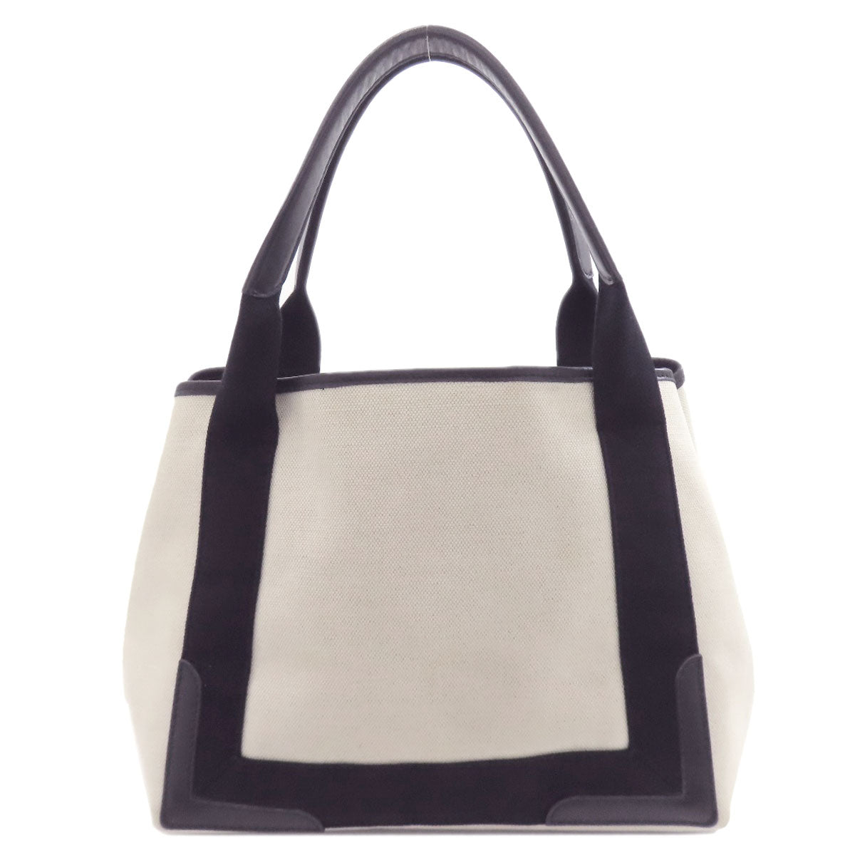 BALENCIAGA 339933 NAVY CABAS Handbag Canvas Ladies [Used]