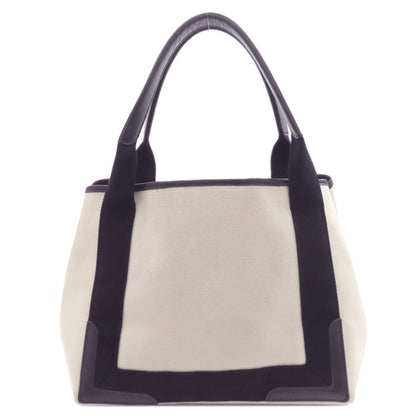 BALENCIAGA 339933 NAVY CABAS Handbag Canvas Ladies [Used]