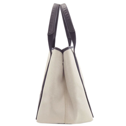 BALENCIAGA 339933 NAVY CABAS Handbag Canvas Ladies [Used]