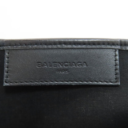 BALENCIAGA 339933 NAVY CABAS Handbag Canvas Ladies [Used]