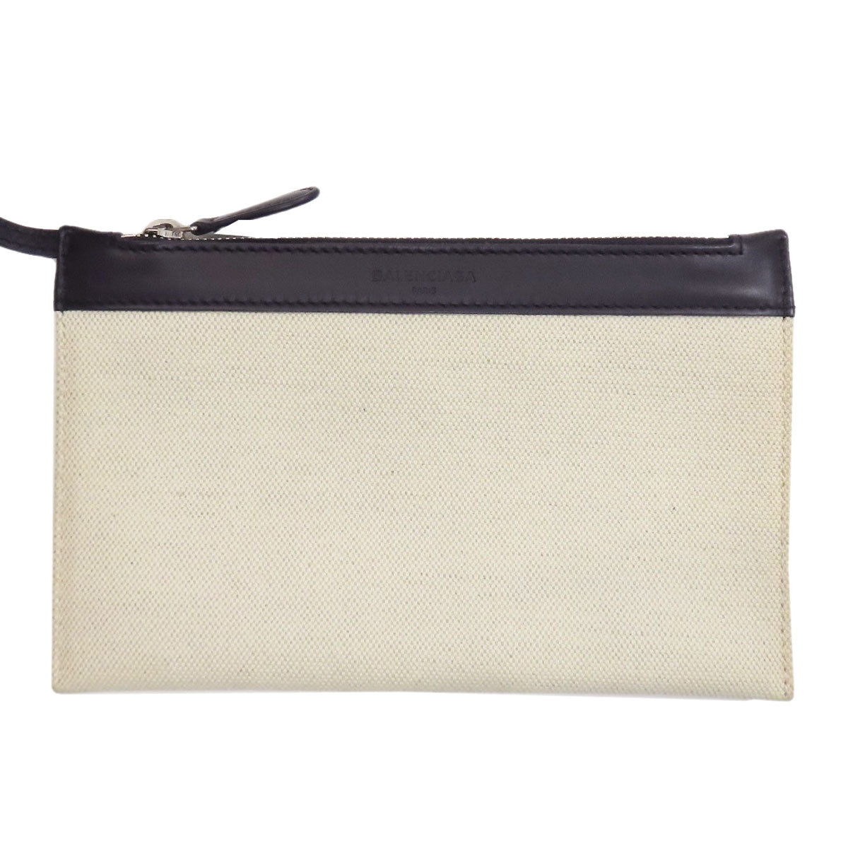 BALENCIAGA 339933 NAVY CABAS Handbag Canvas Ladies [Used]