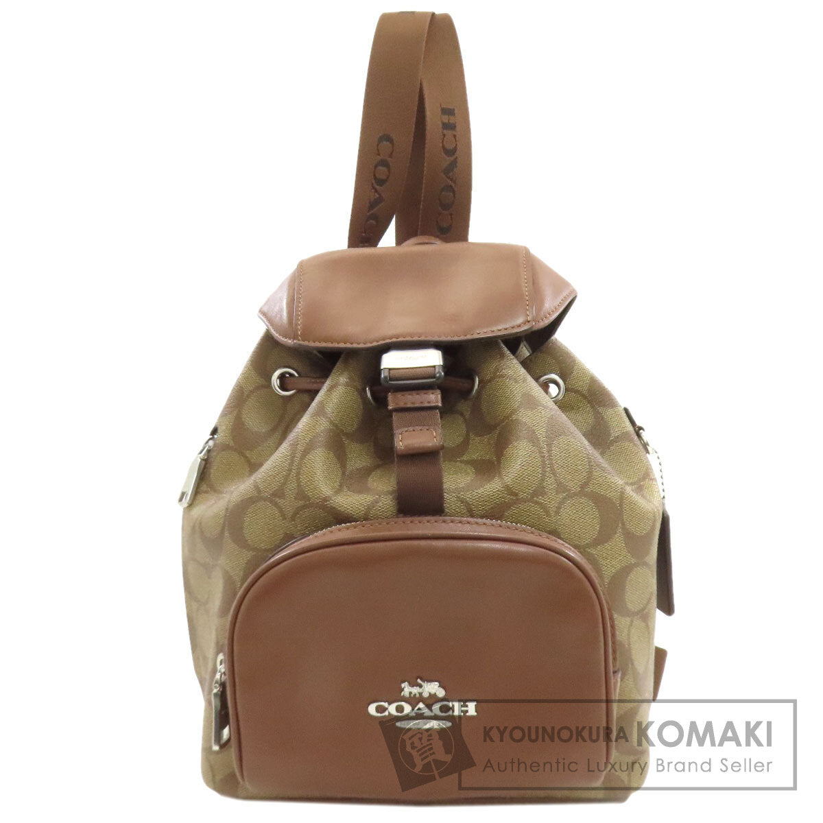 COACH CR130 Pace Backpack Signature Backpack Â· Daypack PVC LeatherLadies [Used]