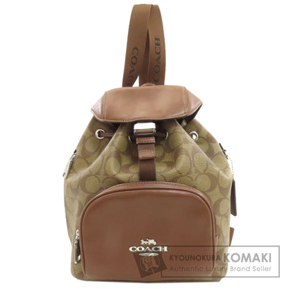 COACH CR130 Pace Backpack Signature Backpack Â· Daypack PVC LeatherLadies [Used]