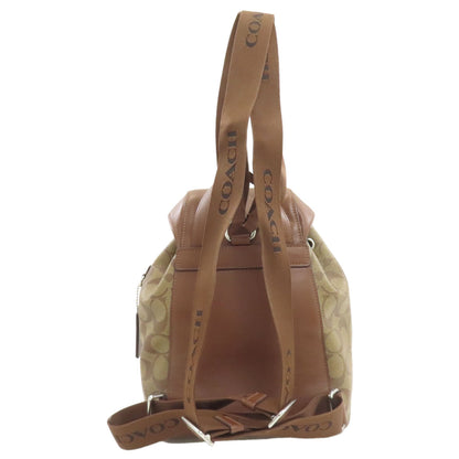 COACH CR130 Pace Backpack Signature Backpack Â· Daypack PVC LeatherLadies [Used]