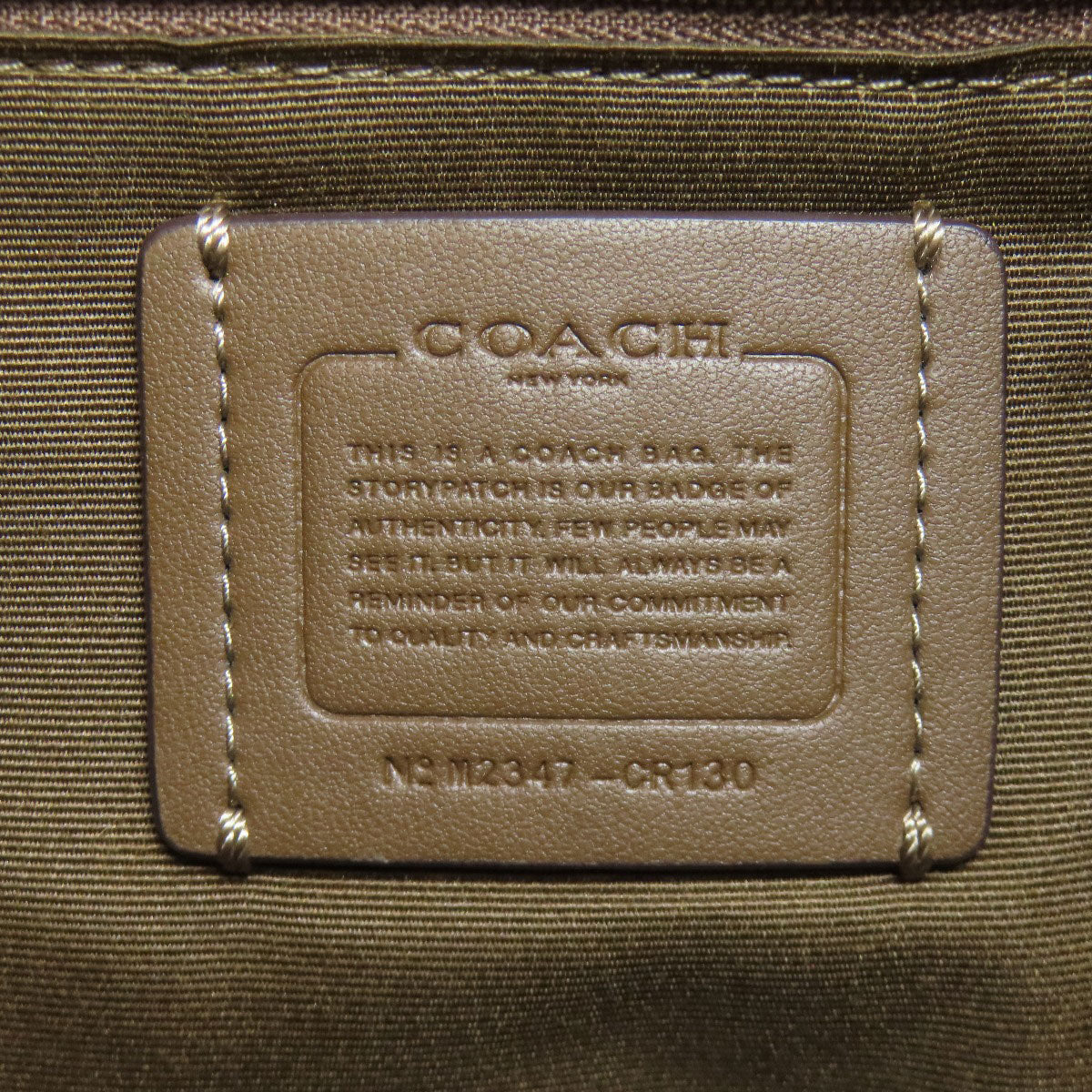 COACH CR130 Pace Backpack Signature Backpack Â· Daypack PVC LeatherLadies [Used]