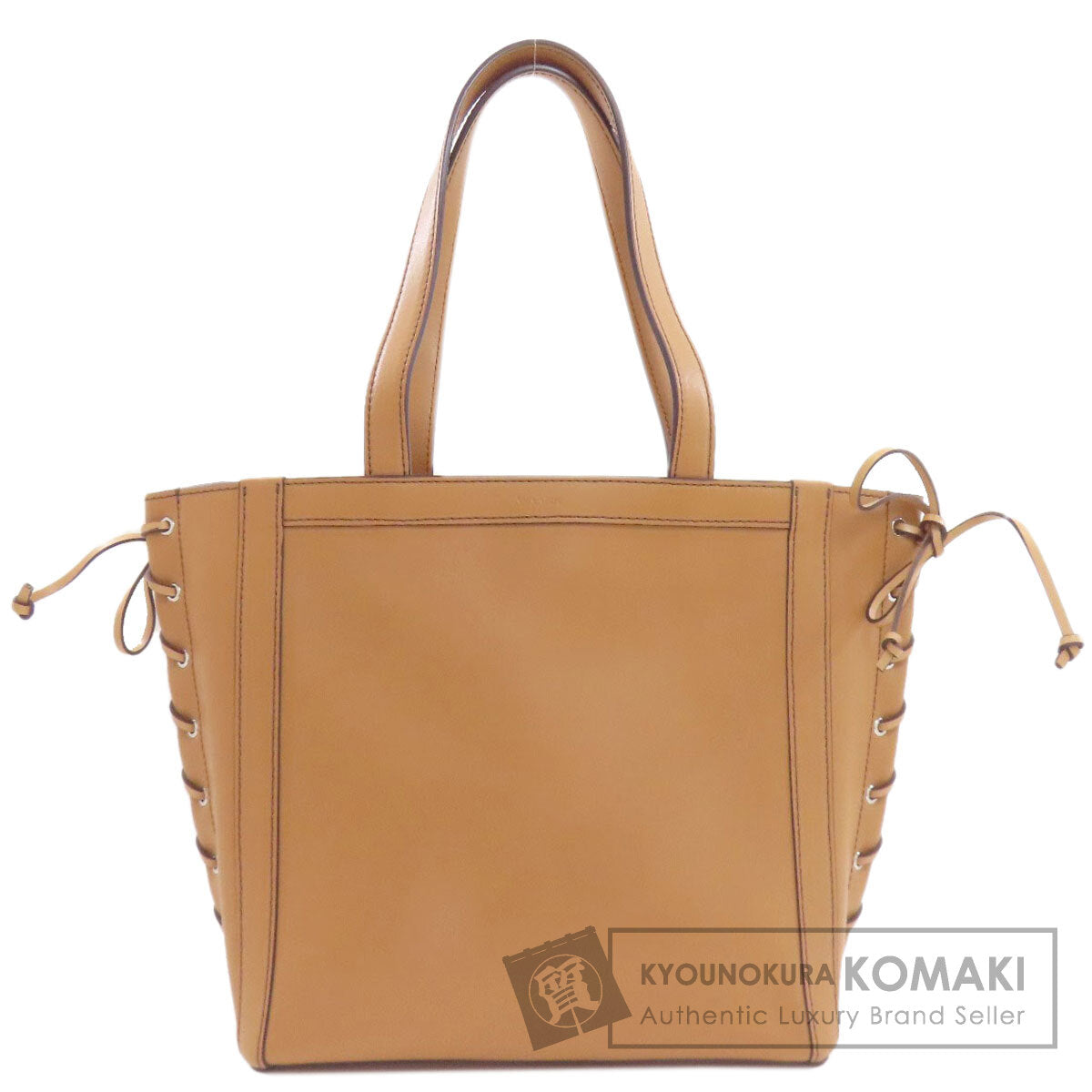 MAX MARA Braided ribbon Tote Bag Leather Ladies [Used]