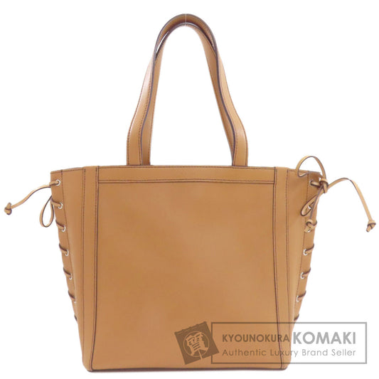 MAX MARA Braided ribbon Tote Bag Leather Ladies [Used]