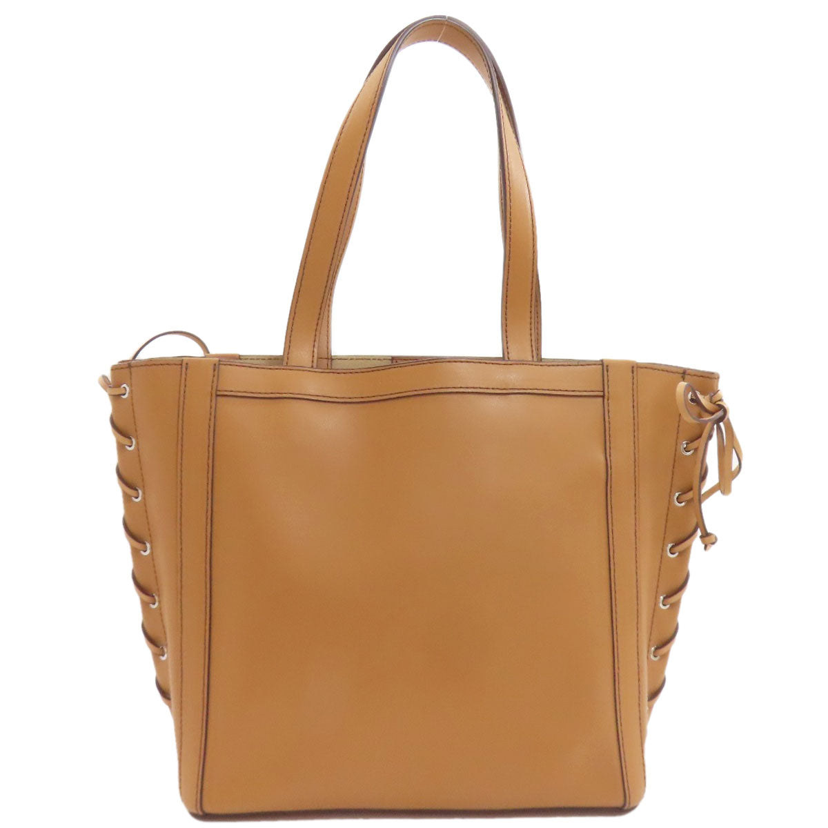 MAX MARA Braided ribbon Tote Bag Leather Ladies [Used]