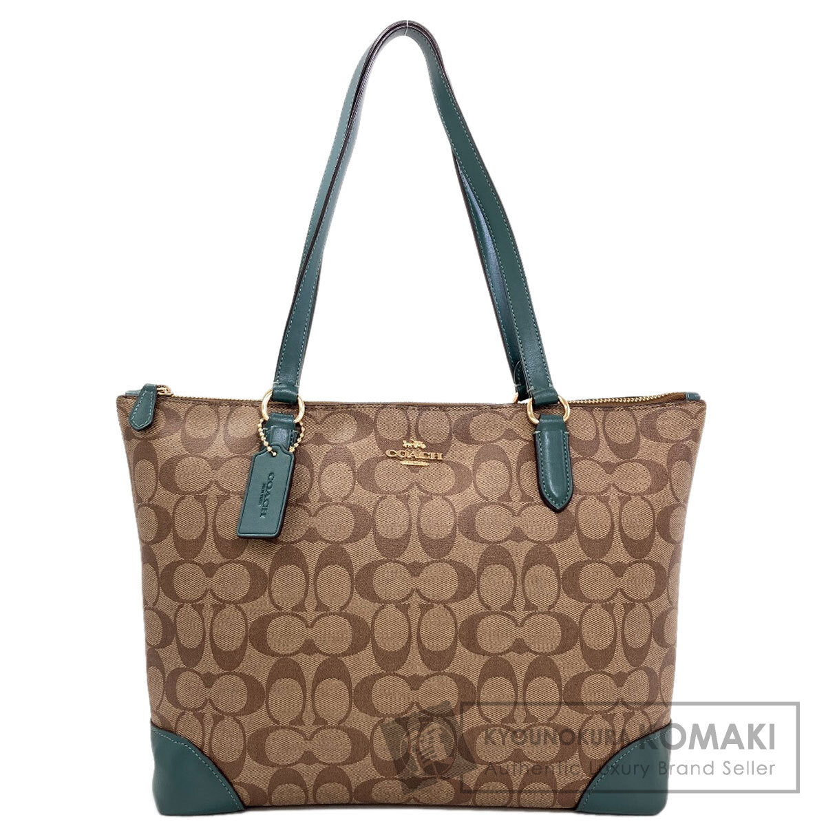 COACH F29208 Signature Tote Bag PVC LeatherLadies [Used]