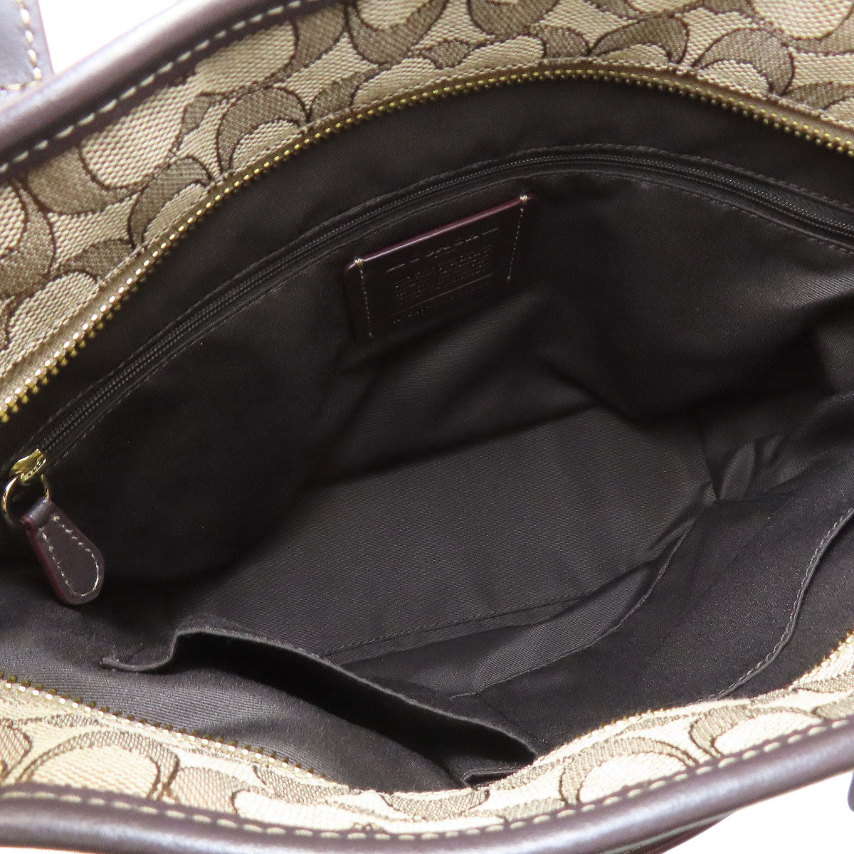 コーチ F58282 シグネチャー トートバッグ キャンバス レディース 【中古】【COACH】