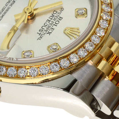 ROLEX DATEJUST 10P BezelDiamond Watches 279383RBR Stainless Steel/SSxK18YG Ladies