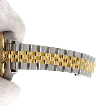 ROLEX DATEJUST 10P BezelDiamond Watches 279383RBR Stainless Steel/SSxK18YG Ladies