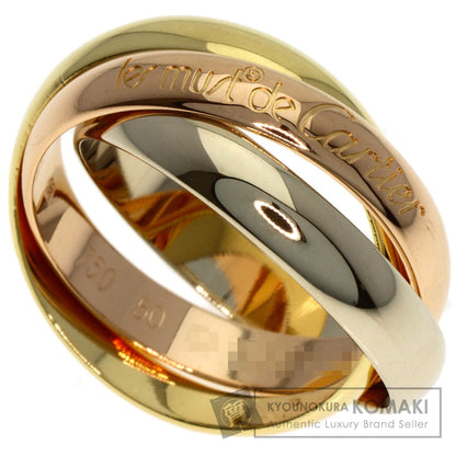 CARTIER Trinity #50 Ring K18 Yellow Gold K18 White GoldLadies [Used]