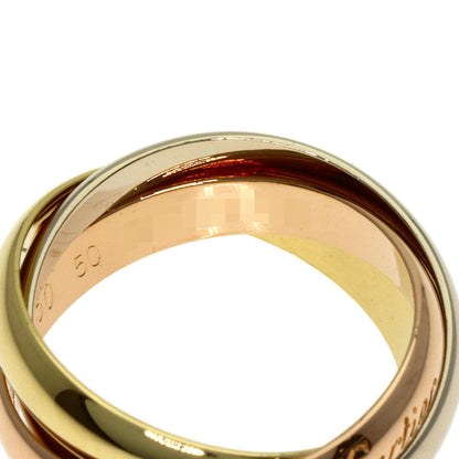 CARTIER Trinity #50 Ring K18 Yellow Gold K18 White GoldLadies [Used]