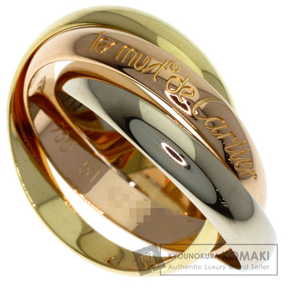 CARTIER Trinity #51 Ring K18 Yellow Gold 18K Pink GoldLadies [Used]