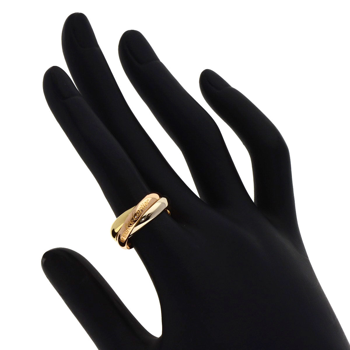 CARTIER Trinity #51 Ring K18 Yellow Gold 18K Pink GoldLadies [Used]