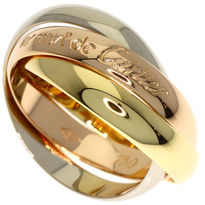 CARTIER Trinity #49 Ring K18 Yellow Gold 18K Pink GoldLadies [Used]