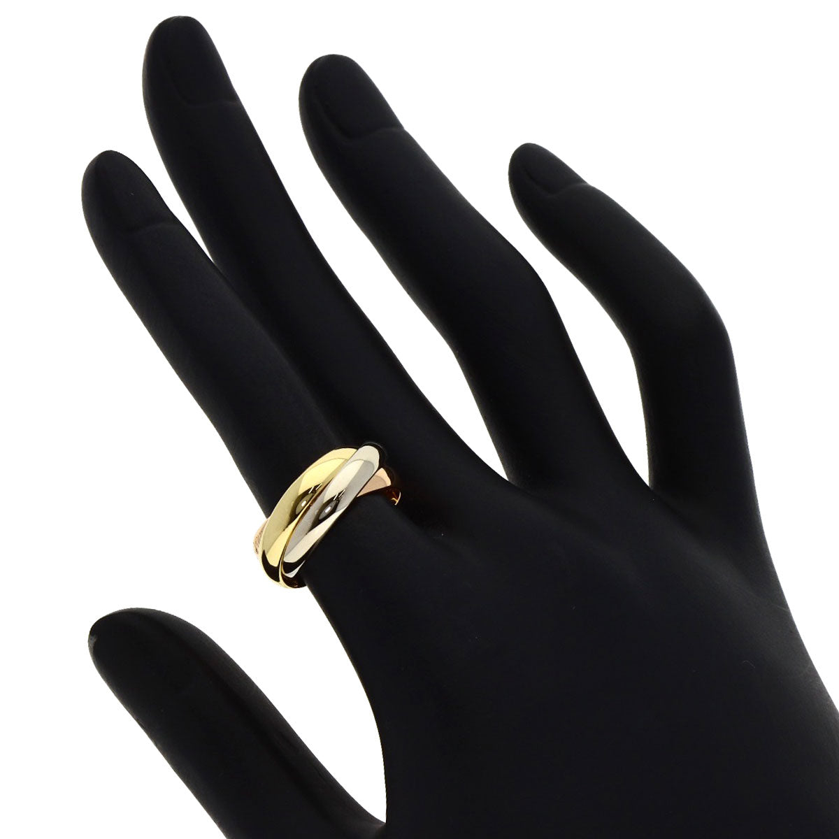 CARTIER Trinity #49 Ring K18 Yellow Gold 18K Pink GoldLadies [Used]