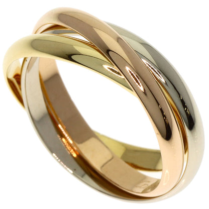 CARTIER Trinity SM #51 Ring K18 Yellow Gold 18K Pink GoldLadies [Used]