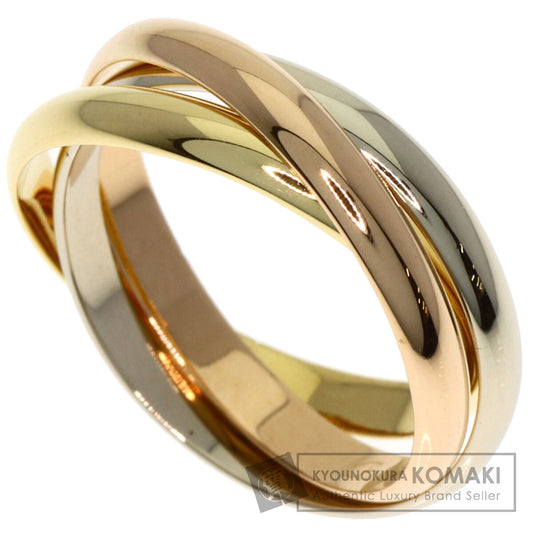 CARTIER Trinity SM #51 Ring K18 Yellow Gold 18K Pink GoldLadies [Used]