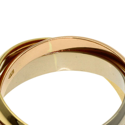 CARTIER Trinity Ring K18 Yellow Gold K18 White GoldLadies [Used]