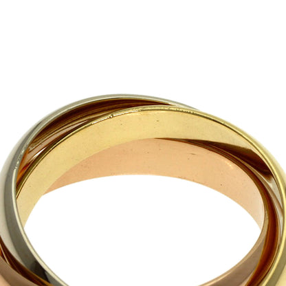 CARTIER Trinity Ring K18 Yellow Gold K18 White GoldLadies [Used]