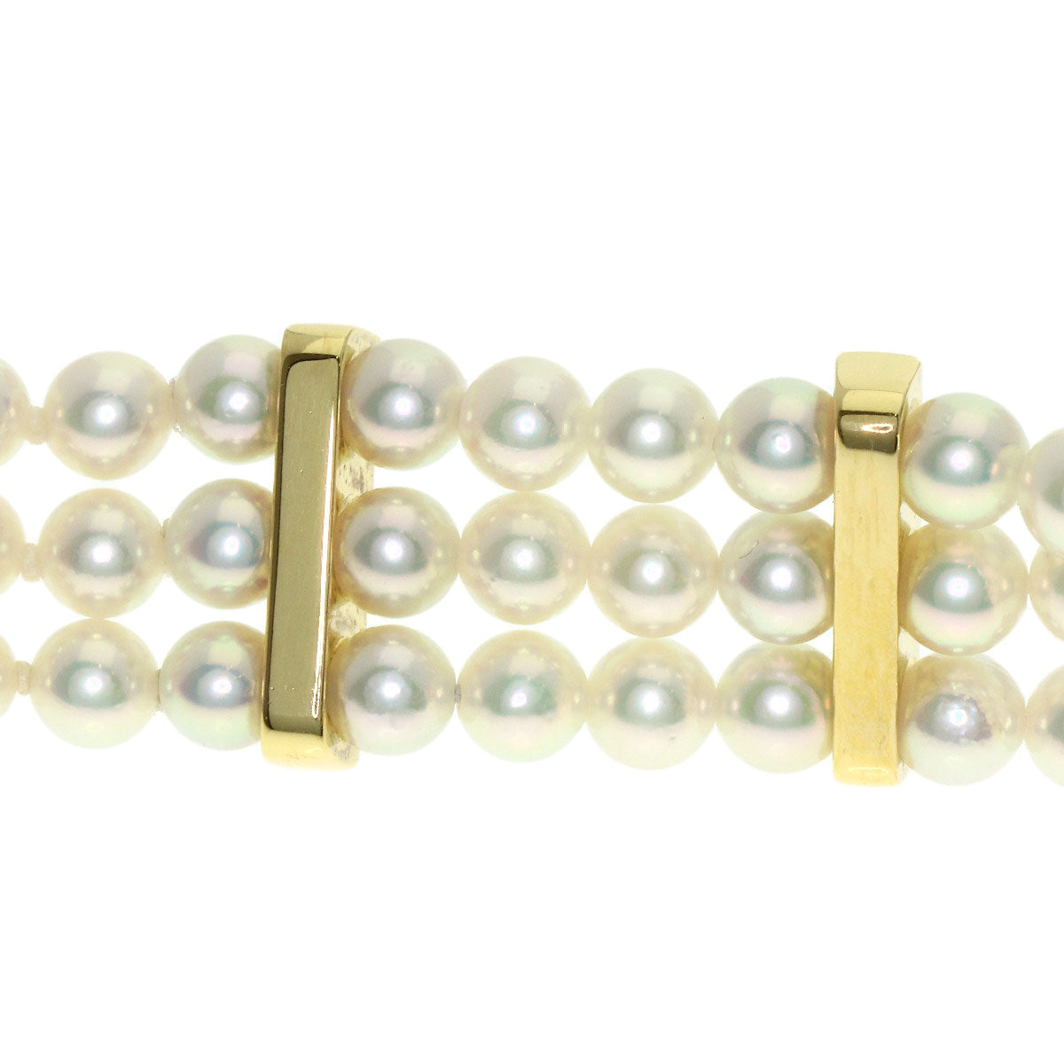 MIKIMOTO Pearl watch Pearl Diamond Watches 052-105 K18 Yellow Gold/PearlxK18YG Ladies