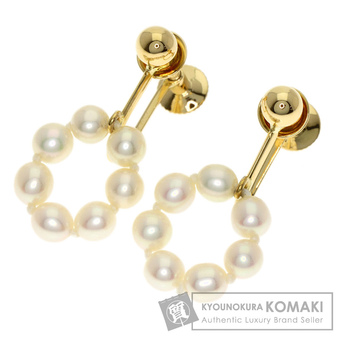 TASAKI Pearl Pearl Earring K18 Yellow Gold Ladies [Used]