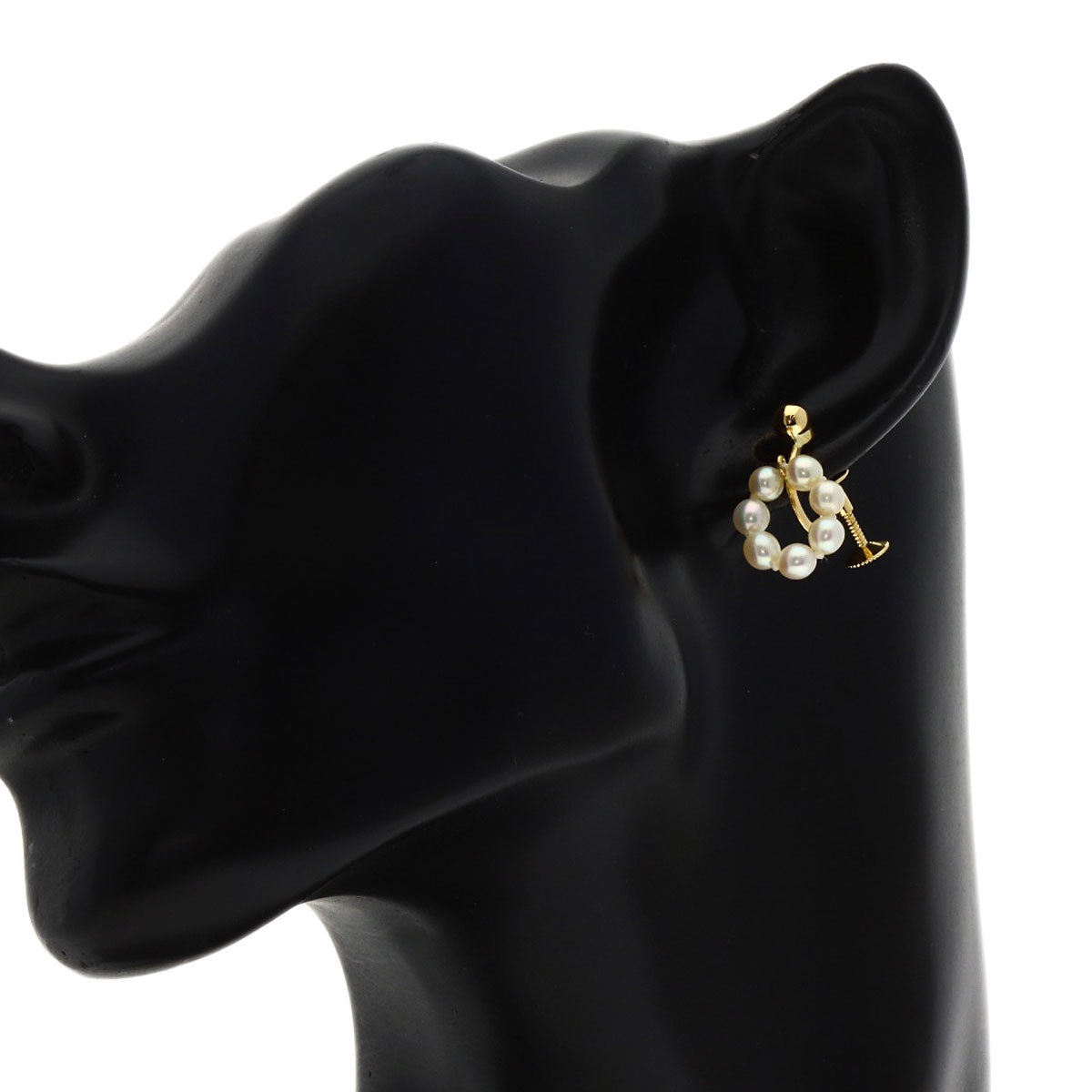 TASAKI Pearl Pearl Earring K18 Yellow Gold Ladies [Used]