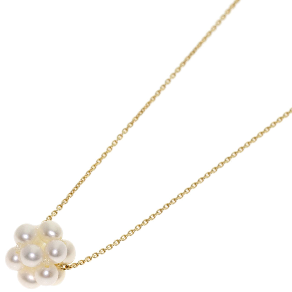 TASAKI Freshwater Pearl Pearl Necklace K18 Yellow Gold Ladies [Used]