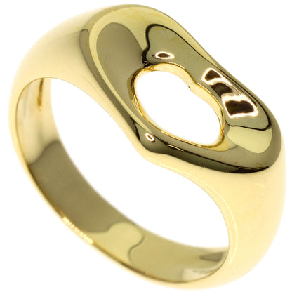 TIFFANY&Co. Open heart Ring K18 Yellow Gold Ladies [Used]