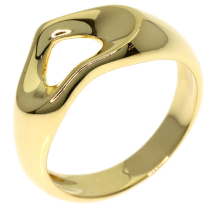 TIFFANY&Co. Open heart Ring K18 Yellow Gold Ladies [Used]
