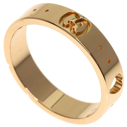 GUCCI Icon Amor Heart #8 Ring K18 Pink Gold Ladies [Used]