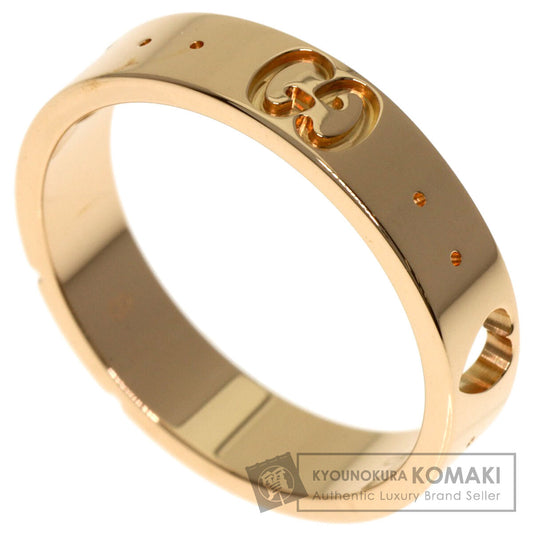 GUCCI Icon Amor Heart #8 Ring K18 Pink Gold Ladies [Used]