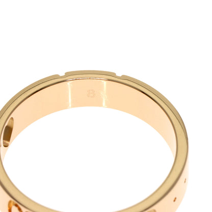 GUCCI Icon Amor Heart #8 Ring K18 Pink Gold Ladies [Used]