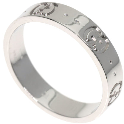 GUCCI Icon # 11 Ring K18 White Gold Ladies [Used]