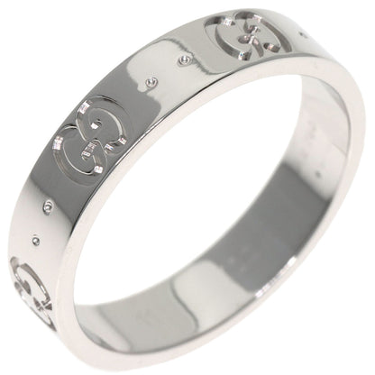GUCCI Icon # 11 Ring K18 White Gold Ladies [Used]
