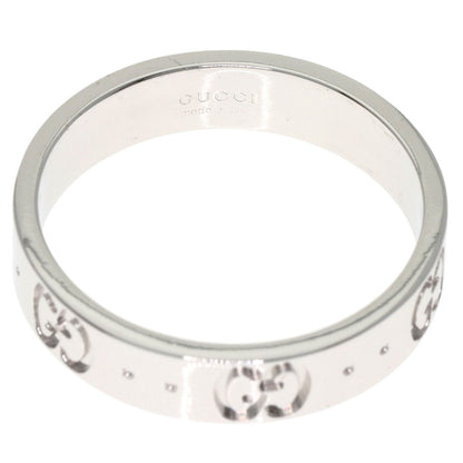 GUCCI Icon # 11 Ring K18 White Gold Ladies [Used]