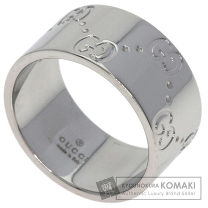 GUCCI Icon wide # 11 Ring K18 White Gold Ladies [Used]