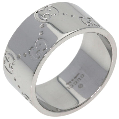 GUCCI Icon wide # 11 Ring K18 White Gold Ladies [Used]