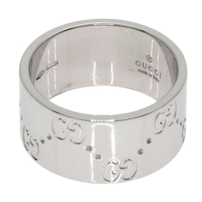 GUCCI Icon wide # 11 Ring K18 White Gold Ladies [Used]