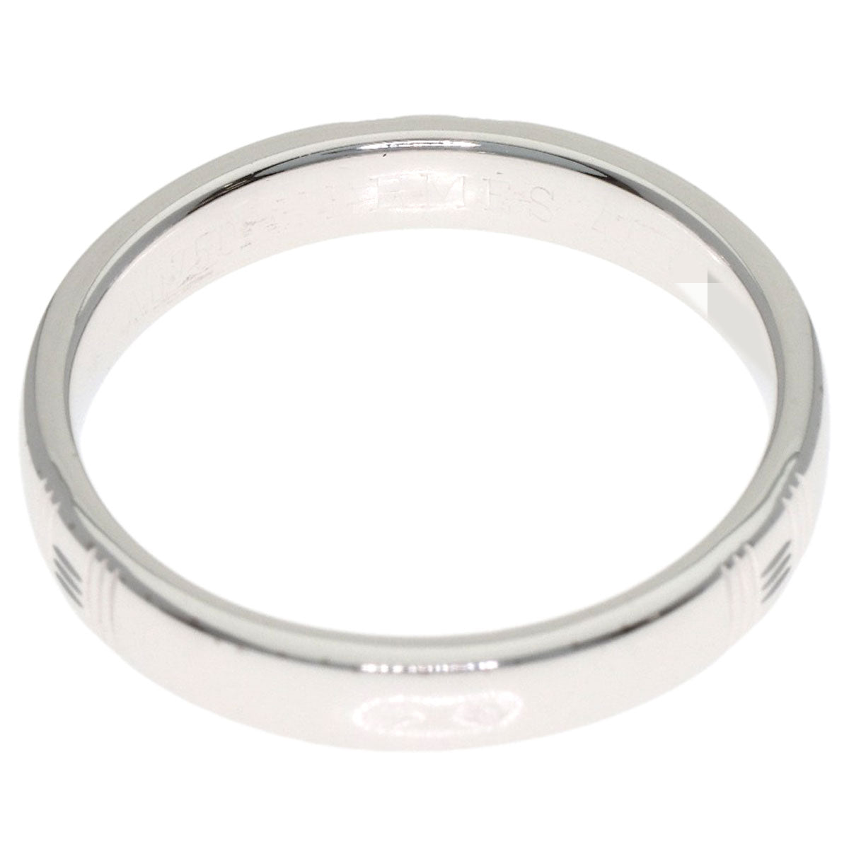 HERMES Alliance Kelly #47 Ring K18 White Gold Ladies [Used]