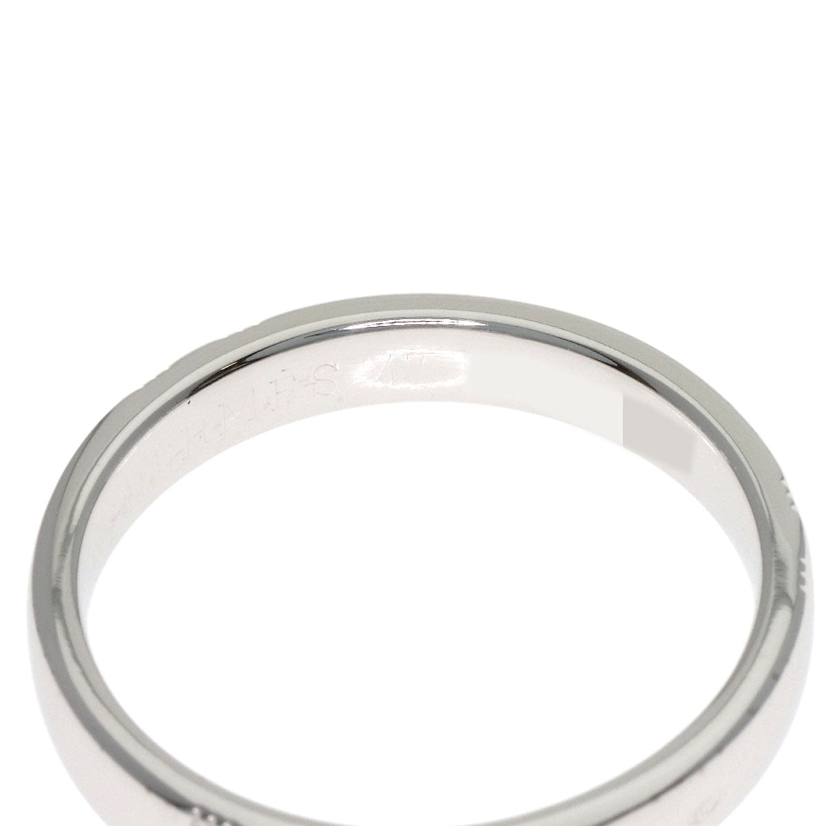 HERMES Alliance Kelly #47 Ring K18 White Gold Ladies [Used]