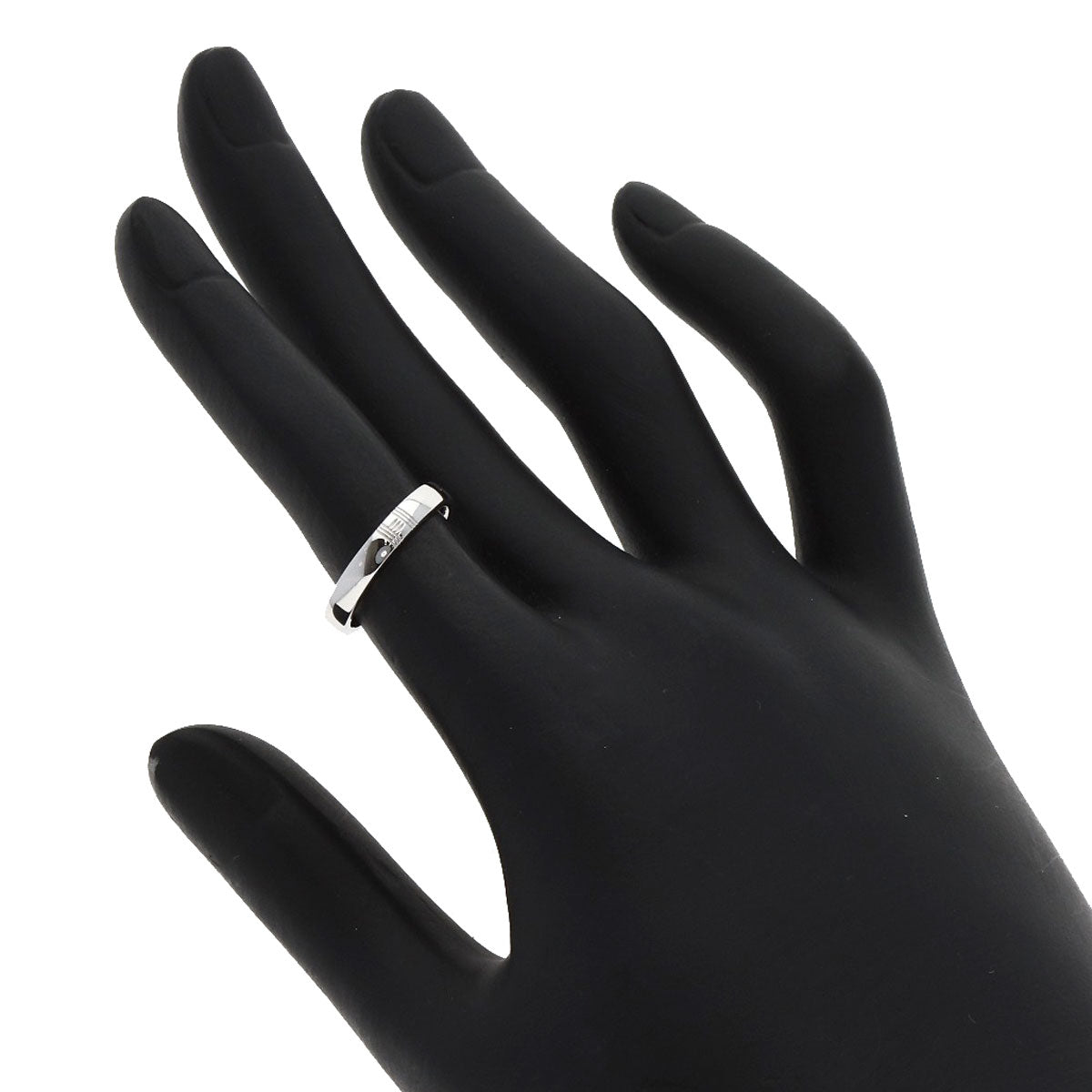 HERMES Alliance Kelly #47 Ring K18 White Gold Ladies [Used]