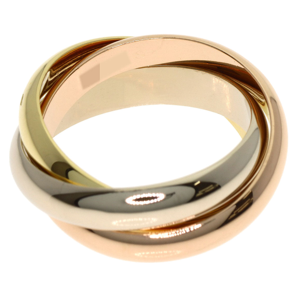 CARTIER Trinity #51 Ring K18 Yellow Gold 18K Pink GoldLadies [Used]