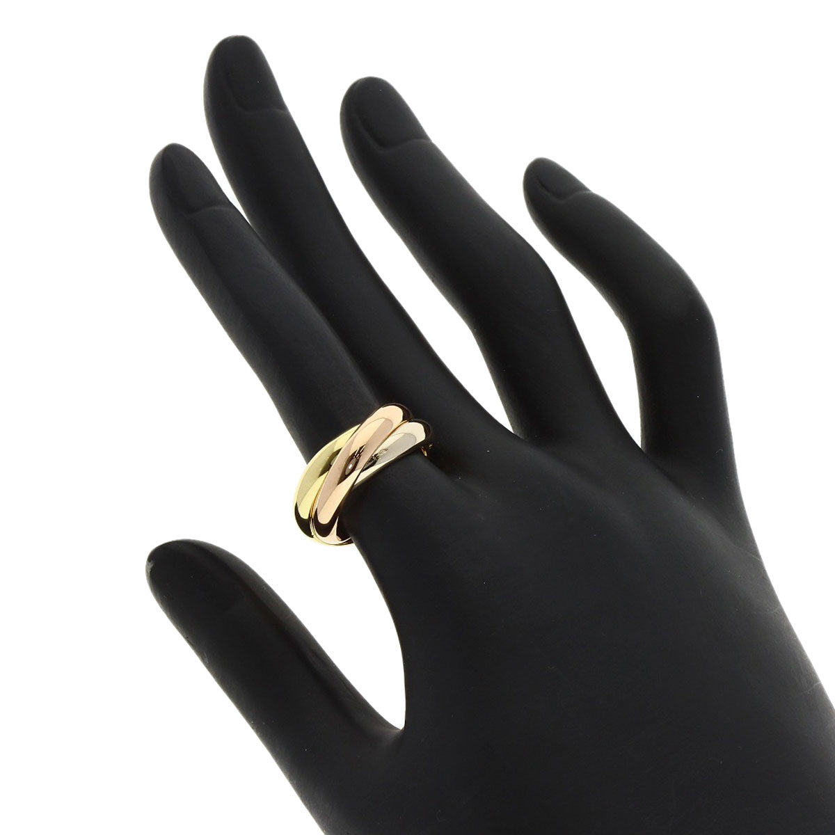 CARTIER Trinity #51 Ring K18 Yellow Gold 18K Pink GoldLadies [Used]