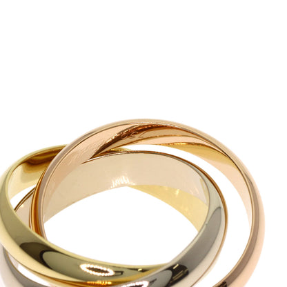 CARTIER Trinity #51 Ring K18 Yellow Gold 18K Pink GoldLadies [Used]